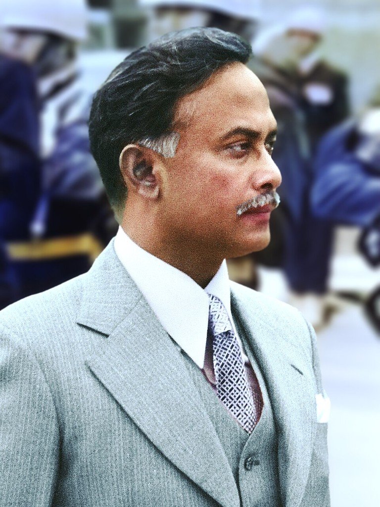 Ziaur Rahman, formal portrait in profile